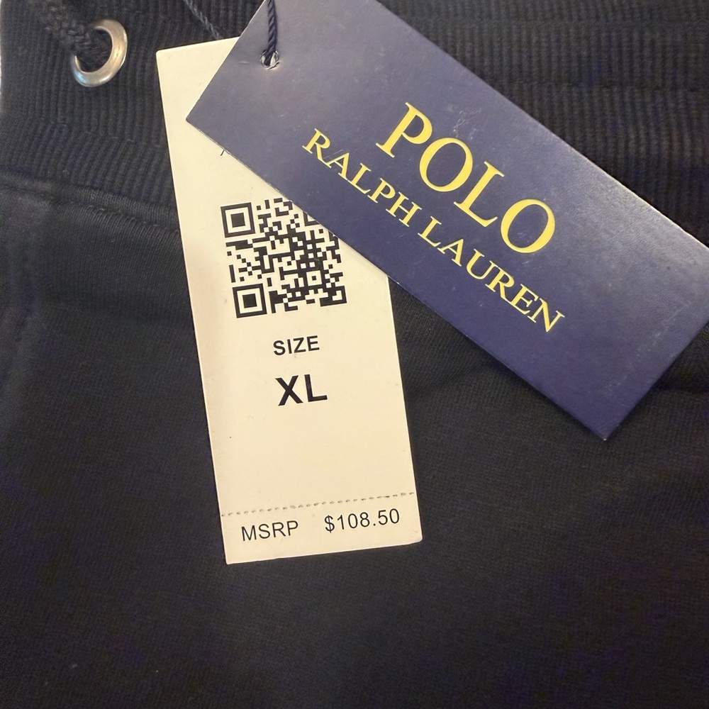 Polo by Ralph Lauren Black Sweatshirt and SweatPant Set - Picture 3 of 8
